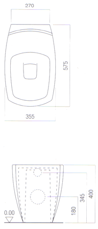 Agape 750 Toiletten