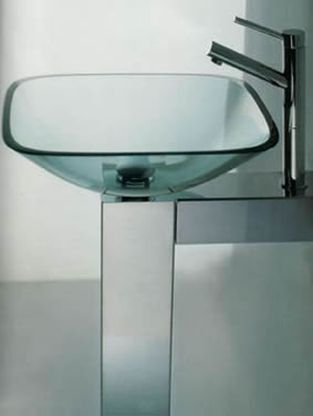 glas
, Kranen, Douches, Wastafels