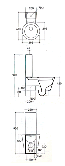 Galassia Arke Toiletten