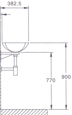 Bertocci 4063 Wastafels
