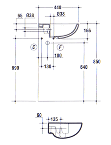 Ideal Standard Sadler Wastafels
