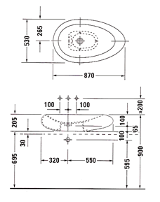 Duravit Ciotollo Wastafels