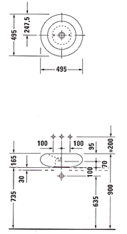 Duravit Ciotollo Wastafels