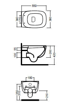 Hidra Dial Toiletten