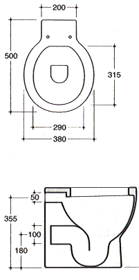Galassia El1 Toiletten