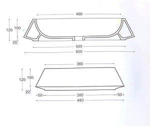 Ceramica Esedra Flat Wastafels