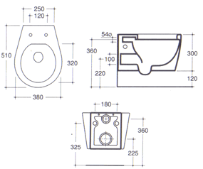 Galassia XES Toiletten
