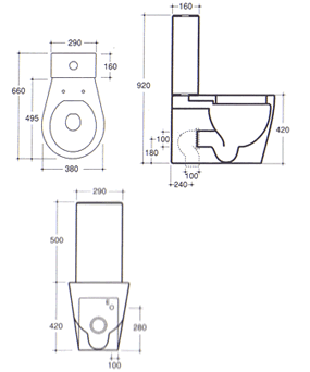 Galassia XES Toiletten
