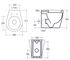 Galassia XES Toiletten