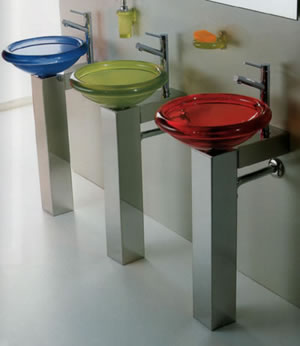  glas
, Kranen, Douches, Wastafels