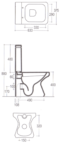 Vitruvit Kuna Toiletten