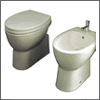 Hangende Toiletten, Staande Toiletten