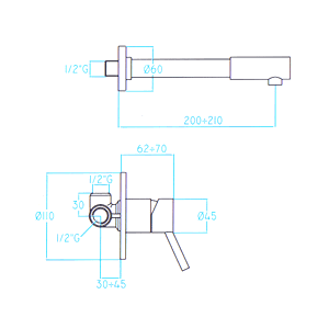 Lineabeta Linea Kranen