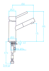Lineabeta Linea Kranen