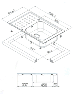 Wastafel keuken