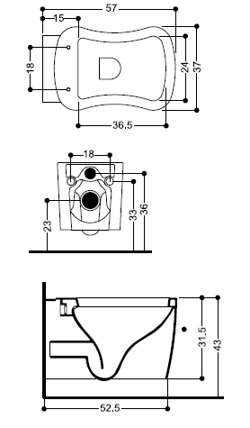 Axa Nutty Toiletten