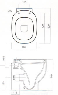 Pozzi Ginori 500 Toiletten