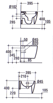 Ideal Standard Small+Toilet