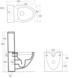 Vitruvit Limit Toiletten