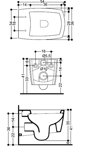 Axa X-Tre Toiletten